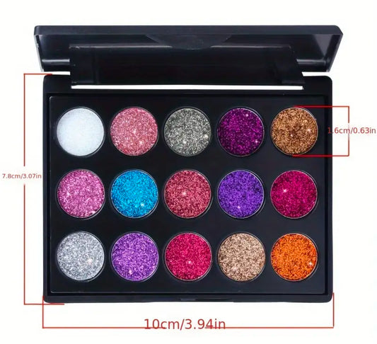 Glitter eyeshadow palette