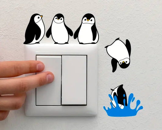 Light switch stickers