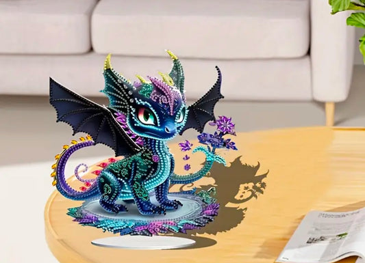 Dragon 2d ornament diamond art DIY