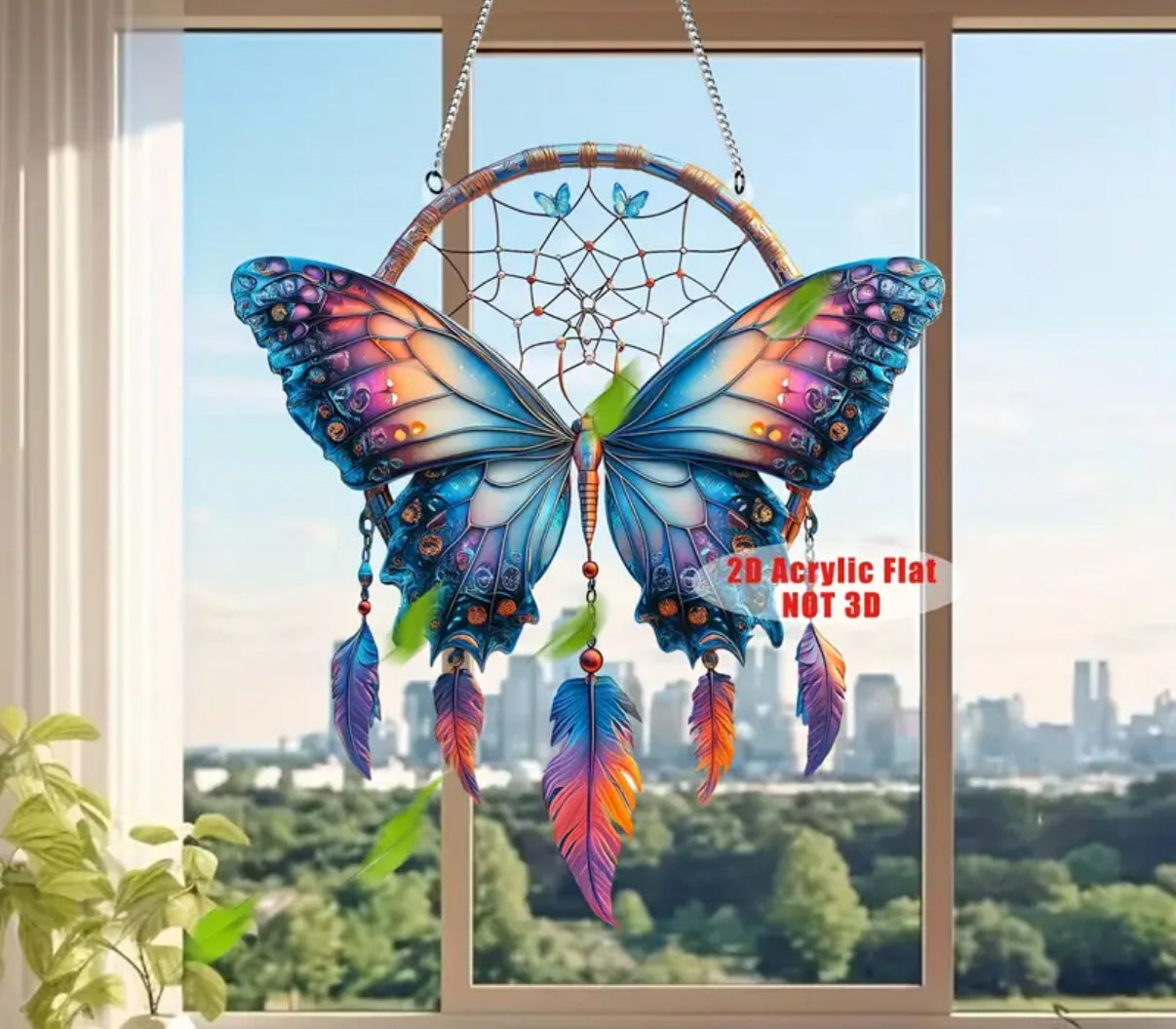 Butterfly 🦋 dream catcher hanging sign