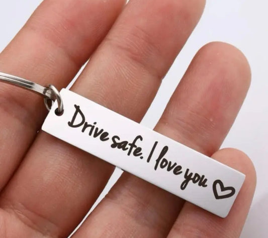 Drive safe keychain