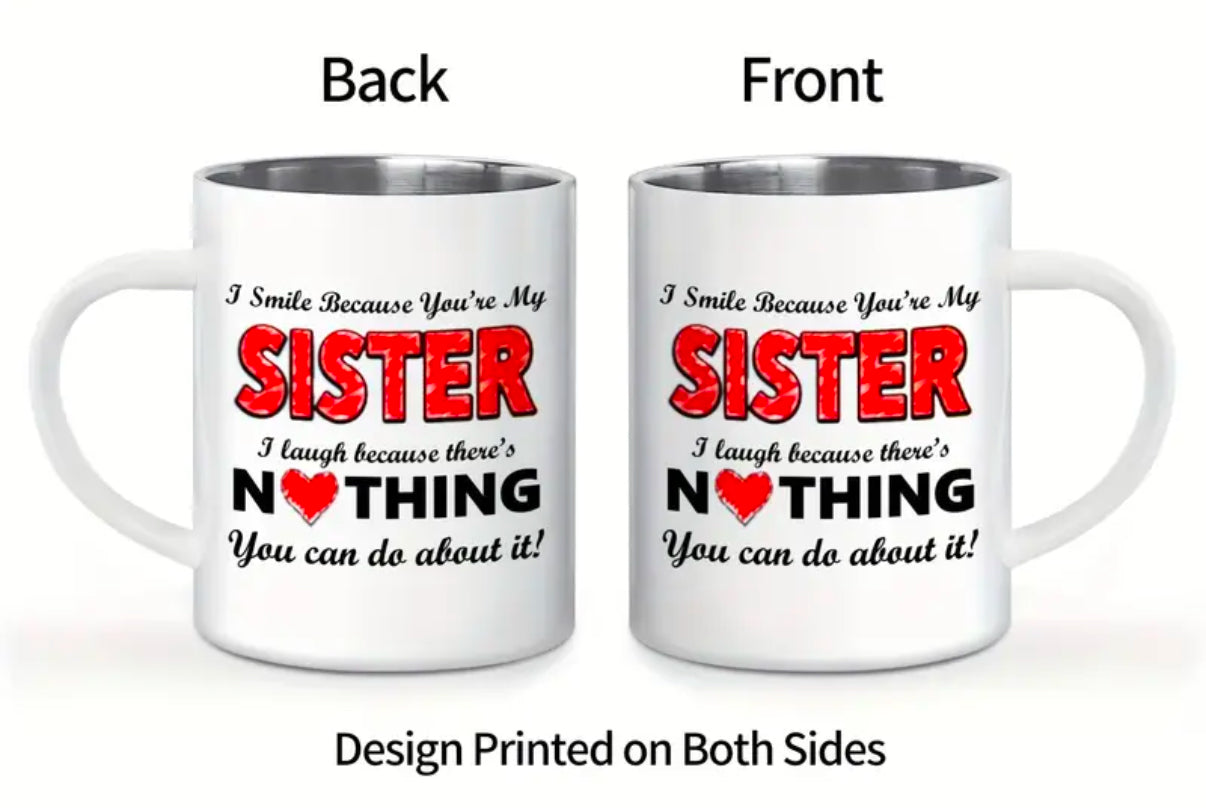 Funny sister mug