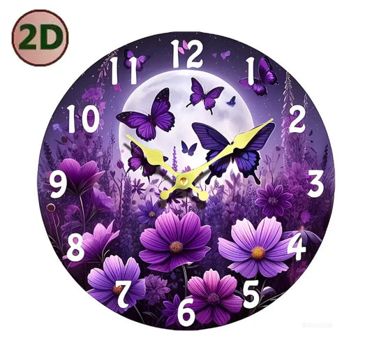 Butterfly clock