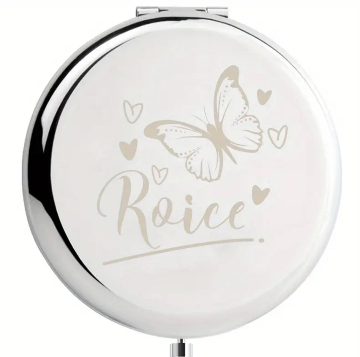 Personalised pocket mirror