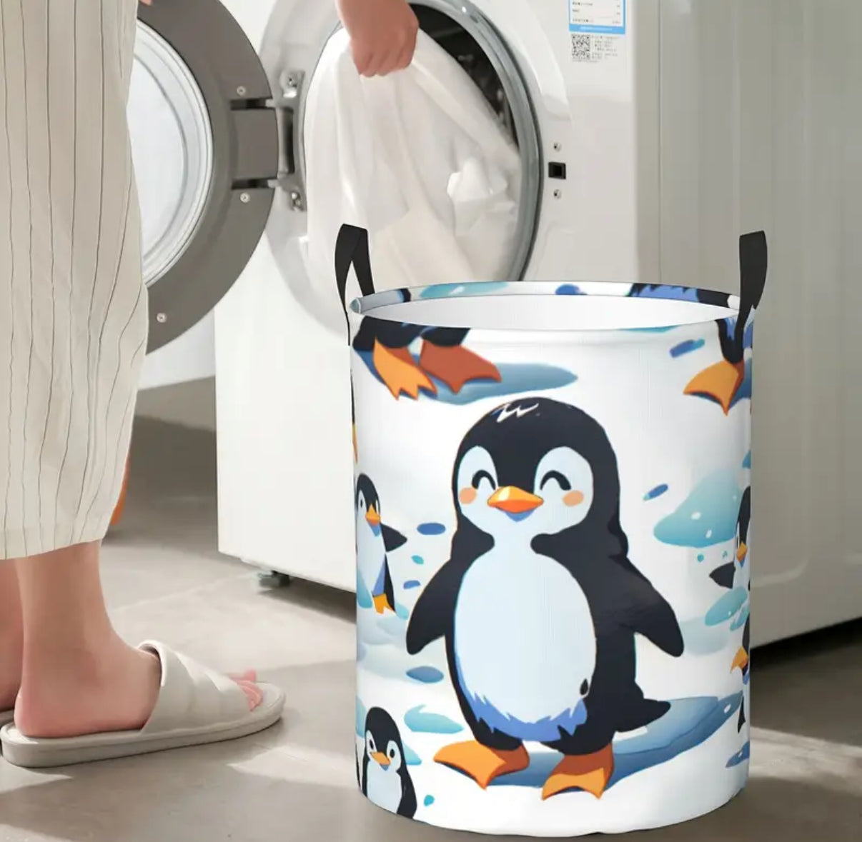 Laundry basket penguin 🐧