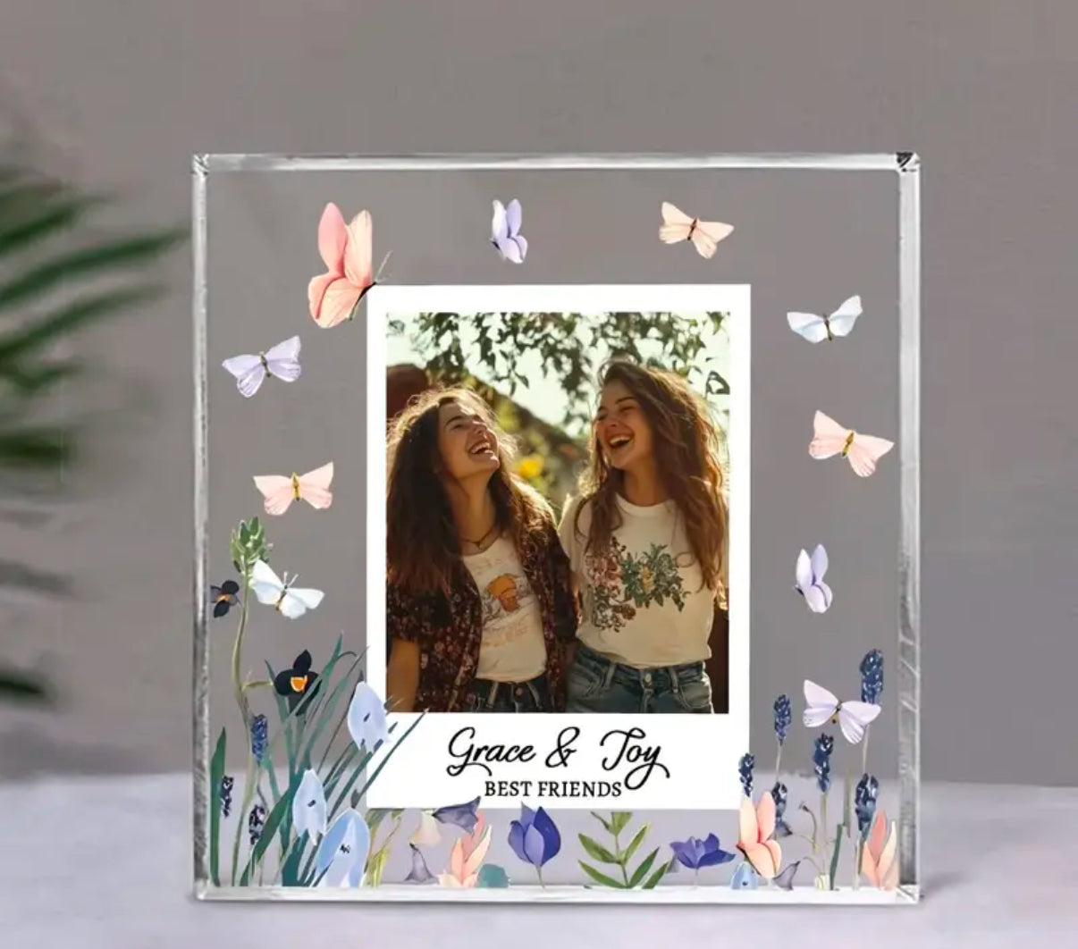 Personalised photo acrylic block