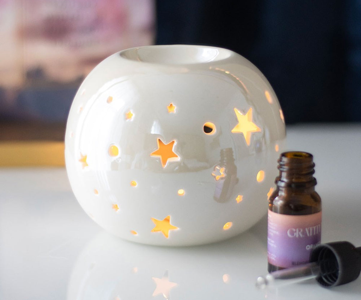 White star wax melt burner/oil burner