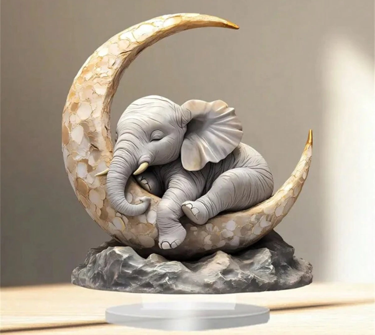 2D elephant ornament