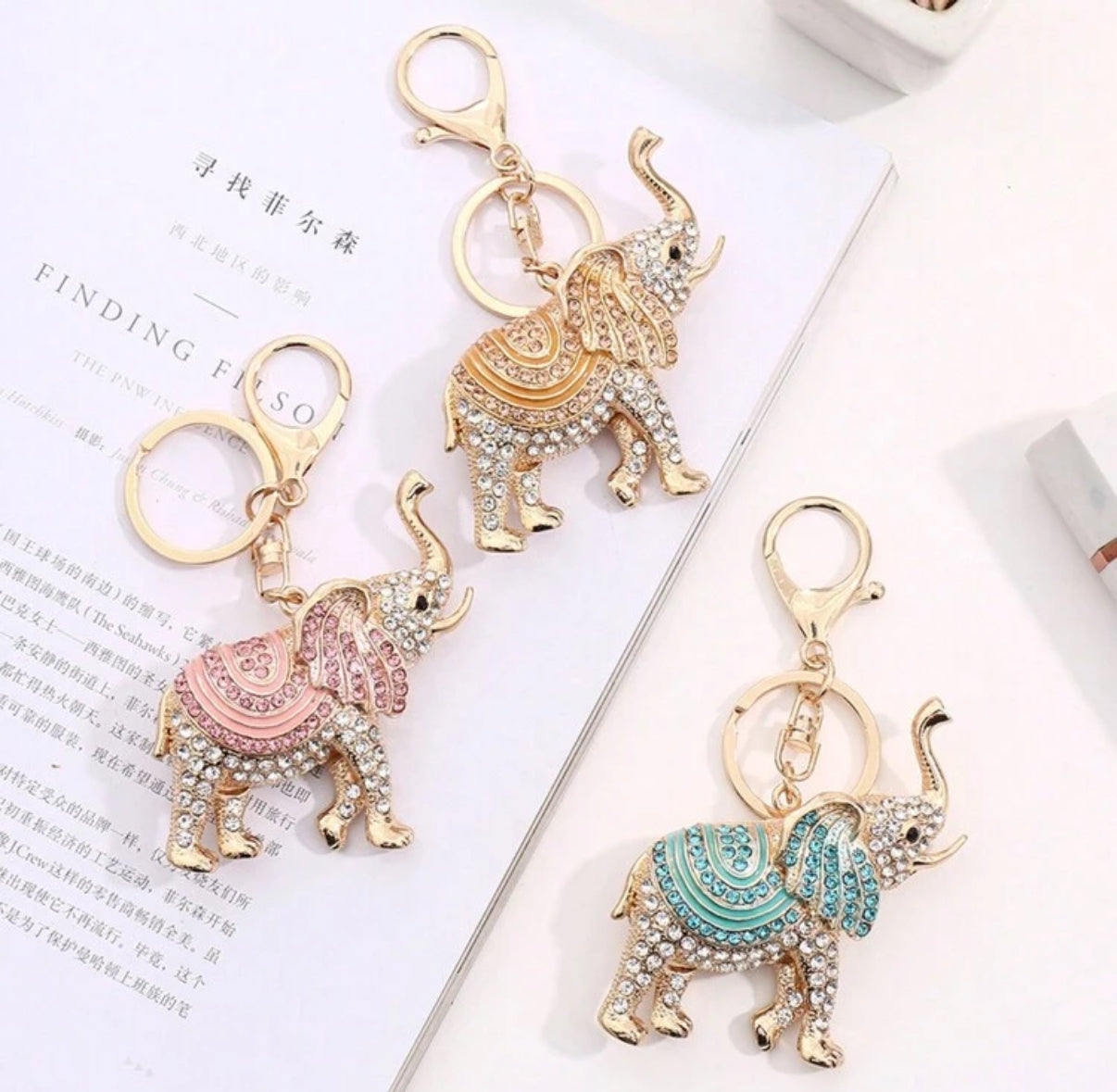 Elephant keychain