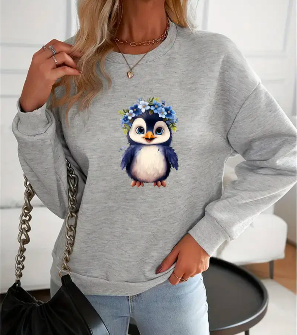 Ladies jumper - penguin