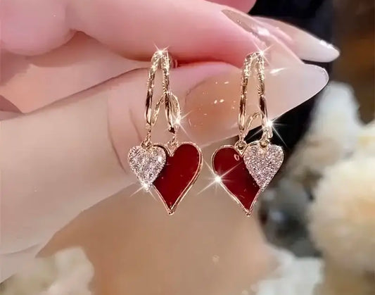 Heart earrings