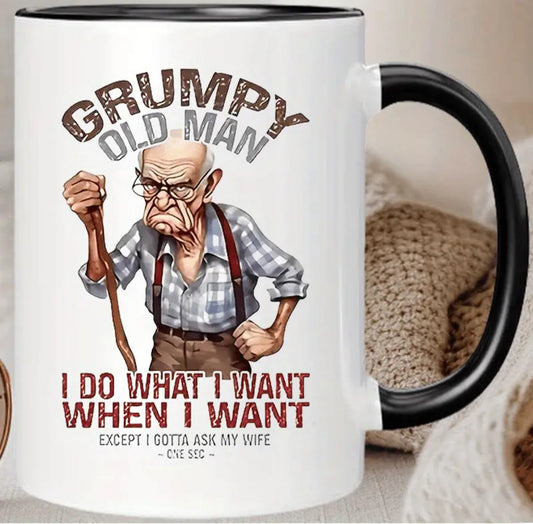 Grumpy old man mug 11oz funny