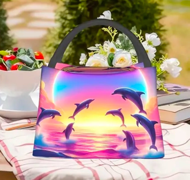 Dolphin Lunch Bag