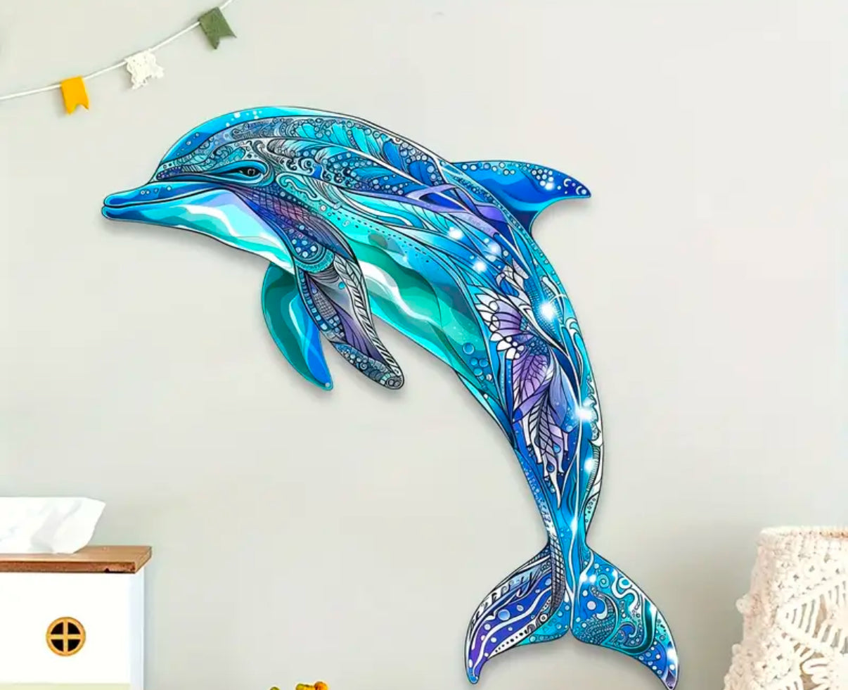 Dolphin wall art