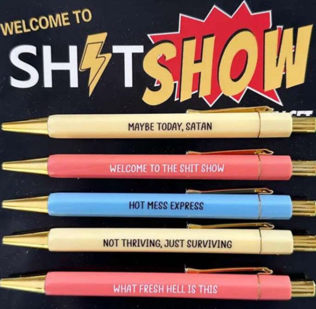 5pcs Funny Pen Set