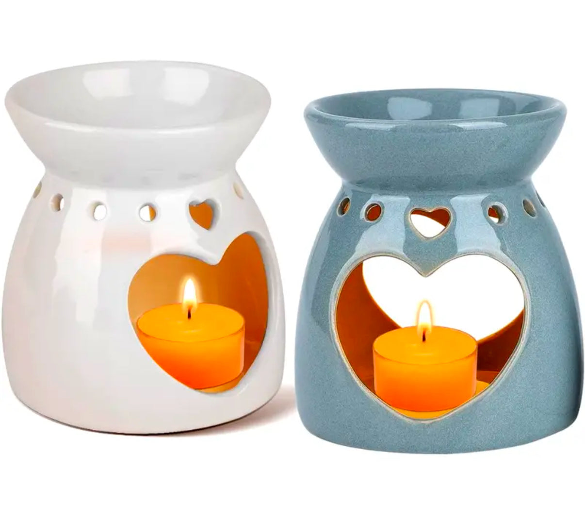 Set of 2 wax melt/oil burners