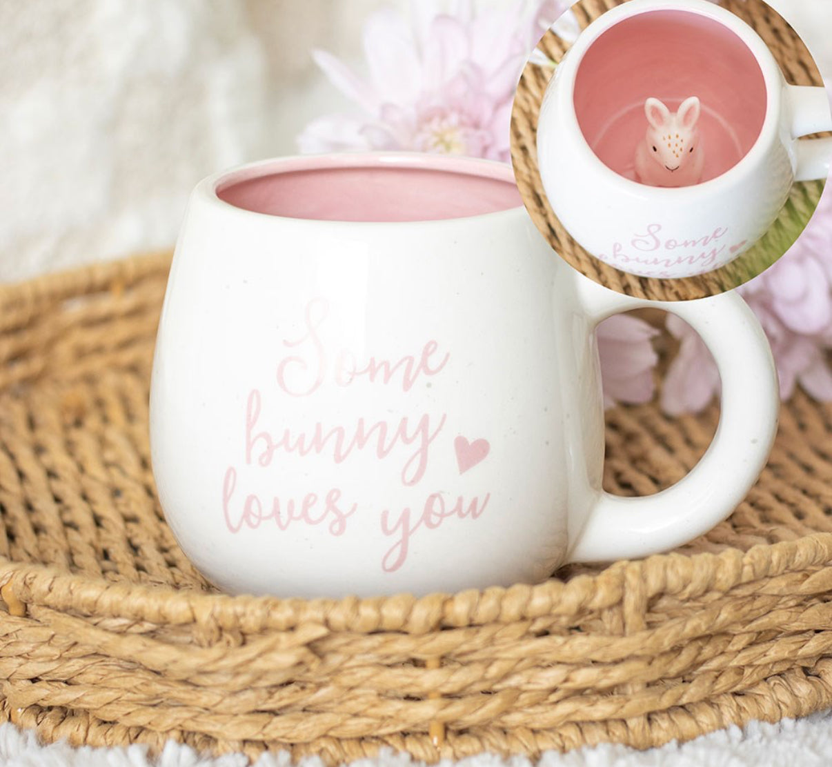 Some bunny loves you rounded mug