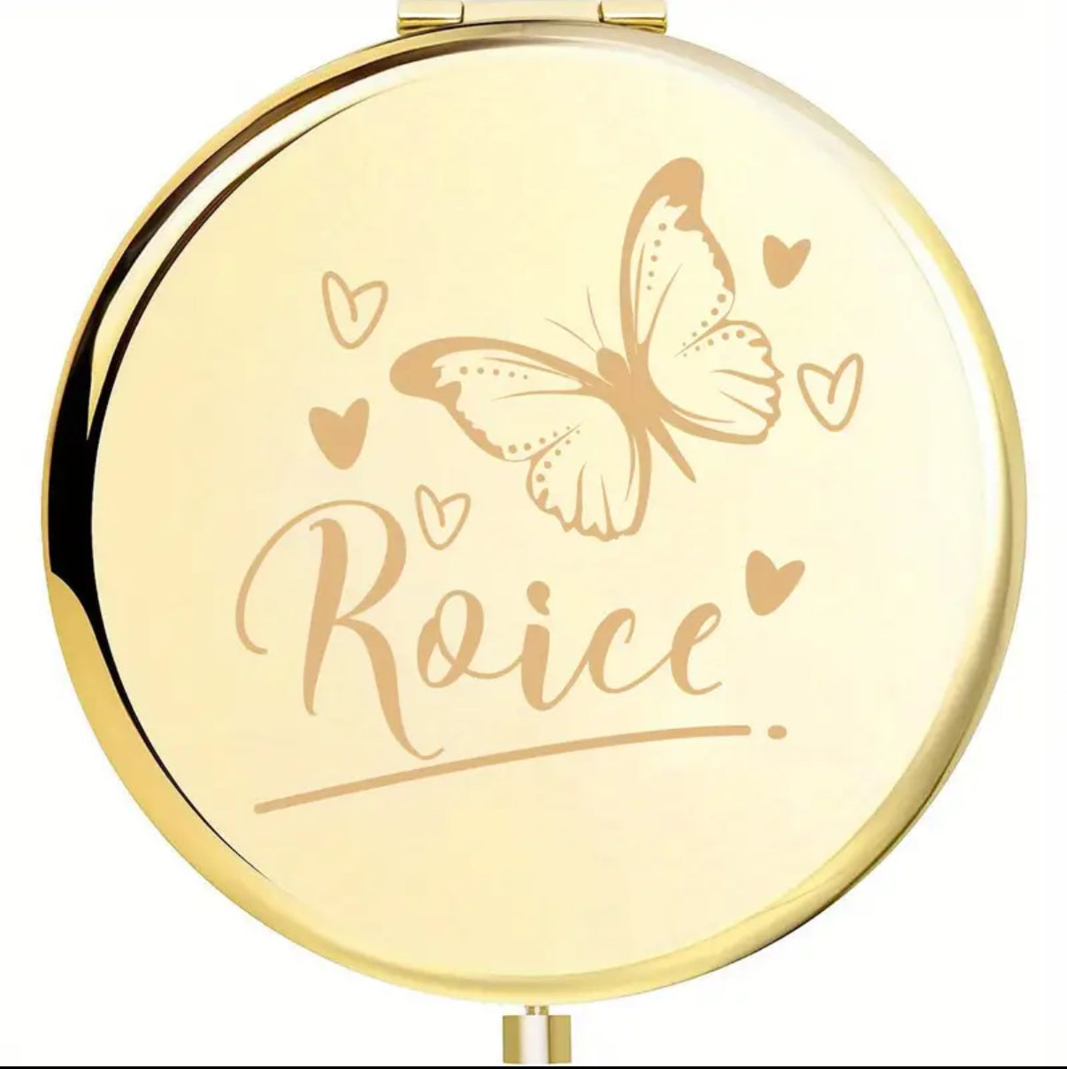 Personalised pocket mirror