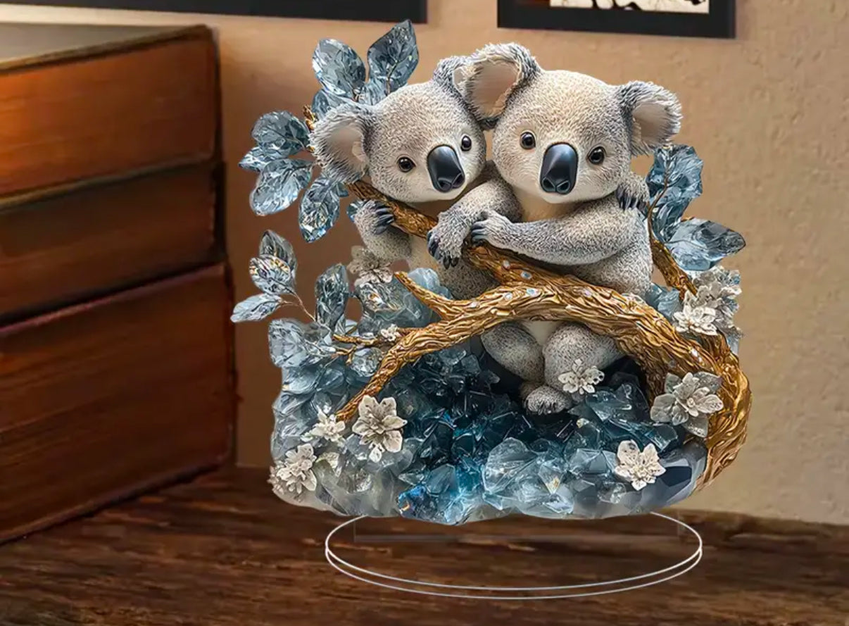 2D Koala Bear Acrylic Ornament