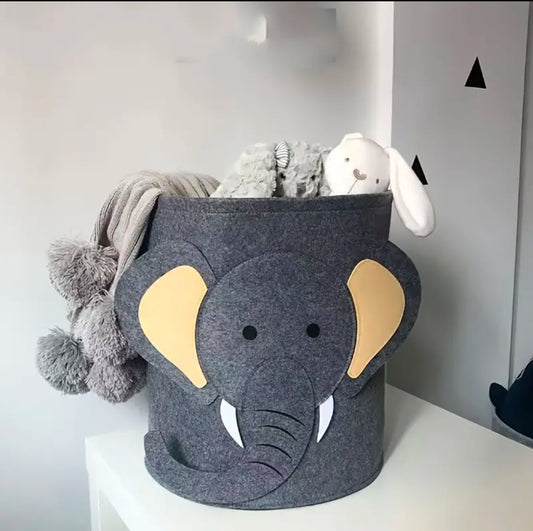 Elephant storage basket