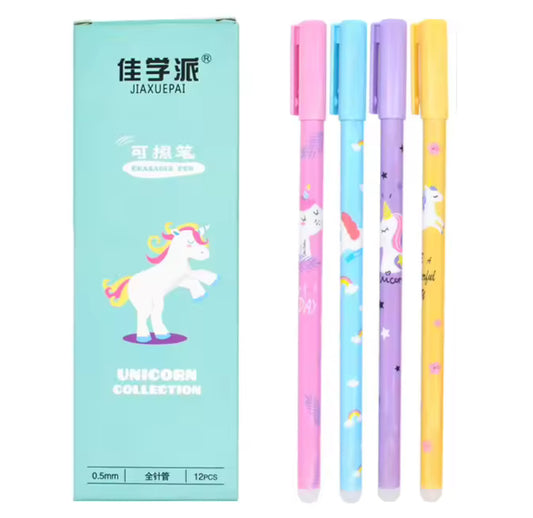 4pcs unicorn pens