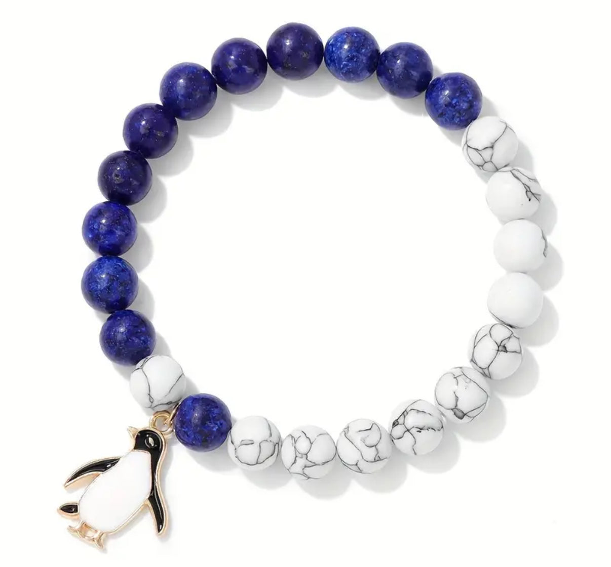 Penguin 🐧 Bracelet - Blue