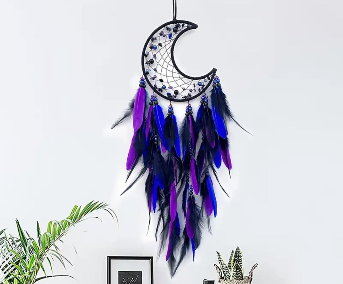 Half moon dream catcher