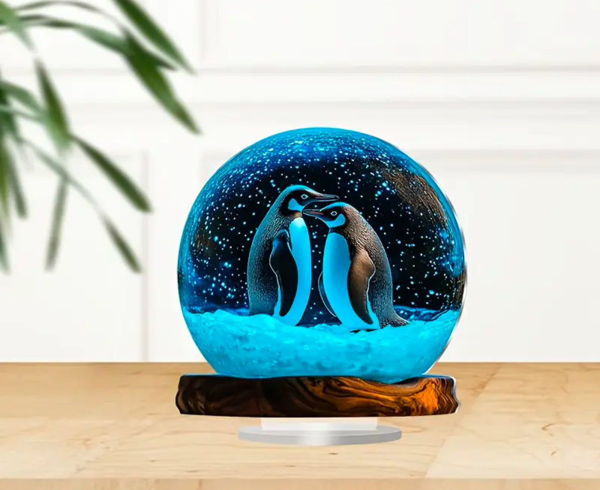 Penguin ornament 2d