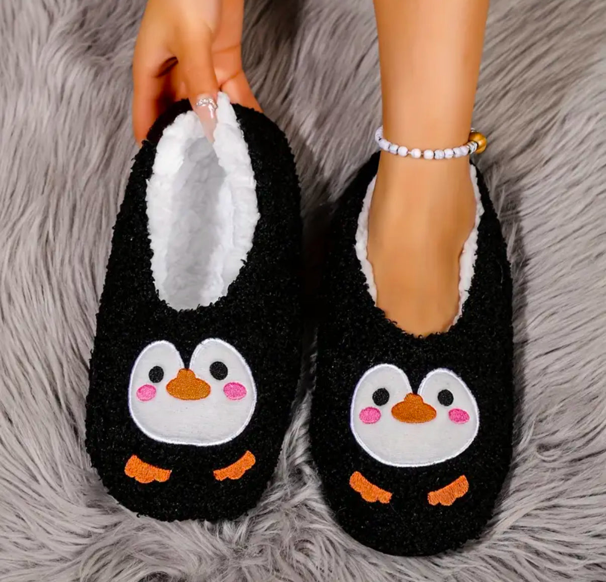 Penguin slippers ladies