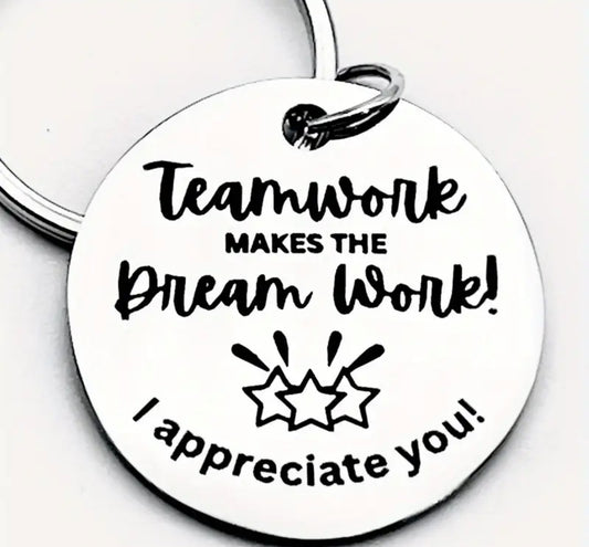 Team work keychain