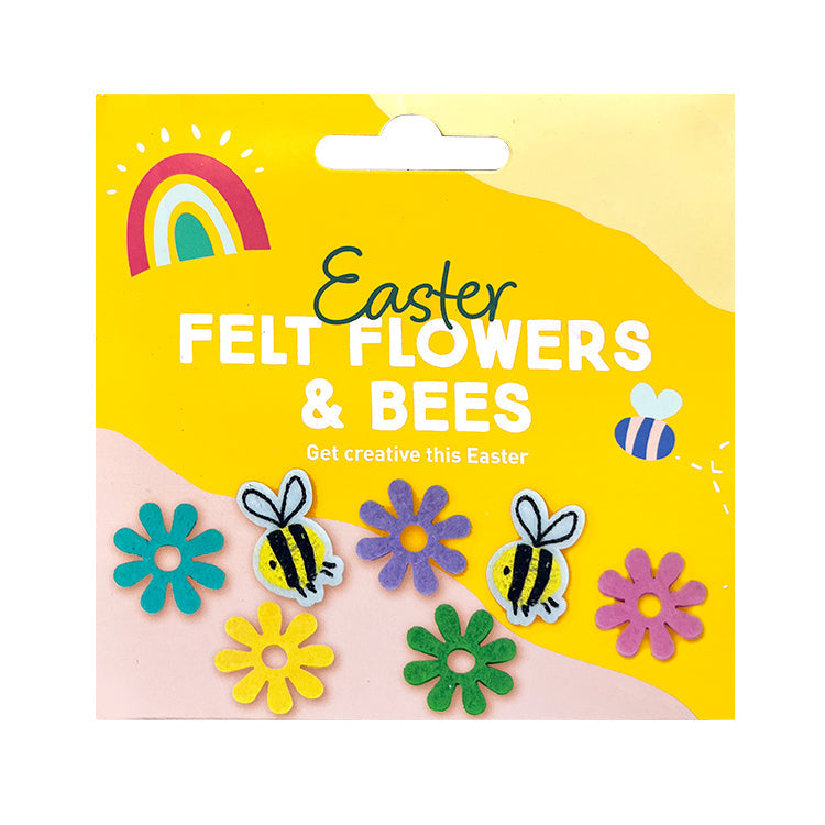 Flowers And Bees Felt Shapes Pack