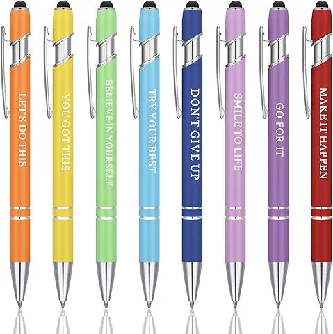 8Pcs Quotes Pen Inspirational