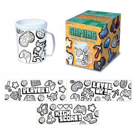 Colour your own gaming mug