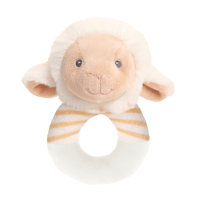 14cm Keeleco Lullaby Lamb Ring baby Rattle