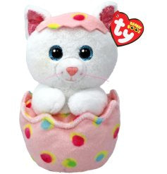 Giggles Cat in Egg Beanie Boo