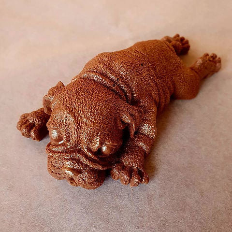 3D Dog Milk Chocolate 🍫 4”